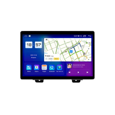 Магнитола для Jeep Wrangler 2018-2019 Parafar (cо встроенным модулем для подключения камер 360) на Андроид 13.0 PF594LUX111u2kAIR360