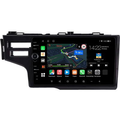 Штатная магнитола Honda Jazz 3 2014-2020 (глянцевая) Canbox M-Line 7841-9-0651 на Android 10 (4G-SIM, 4/64, DSP, QLed)