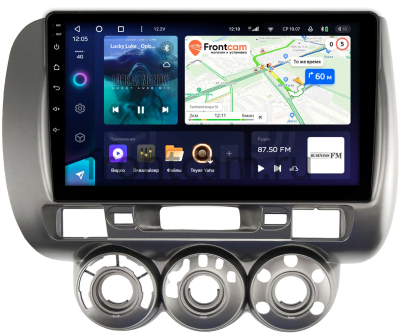 Штатное головное устройство Teyes CC3L 4/64 9 дюймов RM-9-464 для Honda Jazz 2001-2008 (авто без климат-контроля, левый руль) на Android 10 (4G-SIM, DSP, IPS)