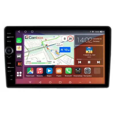 Штатная магнитола Fiat 500 2 2015-2022 Canbox H-Line 7843-9-1209 на Android 10 (4G-SIM, 4/64, DSP, QLed)