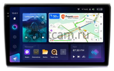 Штатное головное устройство Teyes CC3 2K 360 6/128 9.5 дюймов RM-9290 для Fiat Bravo 2 2007-2014 на Android 10 (4G-SIM, DSP, QLed)