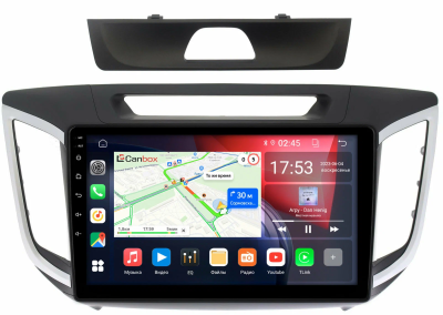 Штатная магнитола Hyundai Creta 2016-2021 Canbox Logic-i3 5738-1028 на Android 11 (4G-SIM, 6/128, DSP, 360, QLed)