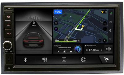 Магнитола в штатное место 2 din Chery Tiggo, Fora, Very, Bonus Canbox GTR056-RP-CHTG-46 на Android 10 (4/64, DSP, IPS, Carplay) С крутилкой