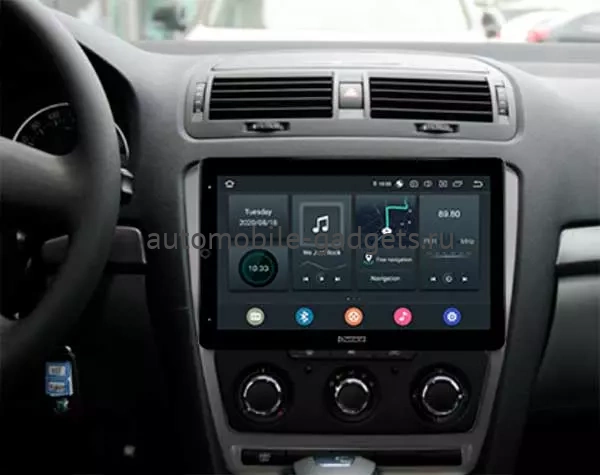 Carmedia OL-1920-2D-RL (вертикально-поворотный экран) магнитола для Skoda Octavia A5 (2004-2013) на Android 10 с 4Гб, DSP