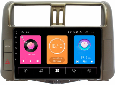 Штатная магнитола OEM RK9-9005 для Toyota Land Cruiser Prado 150 2009-2013 (для авто с усилителем) на Android 10 (CarPlay, AHD, 1/32)