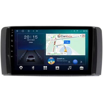 Штатная магнитола Canbox L-Line 4169-9250 для Mercedes-Benz R (w251) 2005-2017 (глянец) на Android 10 (4G-SIM, 2/32, TS18, DSP, QLed)