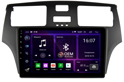 Штатная магнитола Lexus ES 4 2001-2006 (черная) Canbox RS9-746 1.5/32 Android 10 (IPS, DSP, CarPlay)