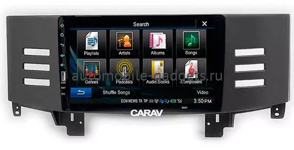 Carav 22-160 переходная рамка для установки автомагнитолы 9" в TOYOTA Mark X 2004-2009, Reiz 2005-2010