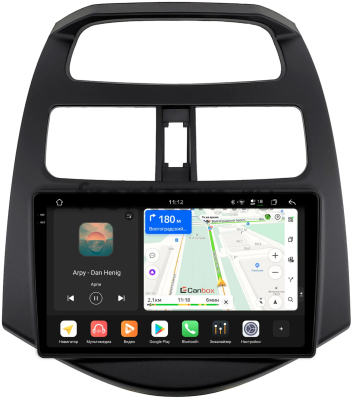 Штатная магнитола Chevrolet Spark 3 (M300) 2009-2024 (матовая) Canbox PRO-Line 2K 4254-9-180 на Android 13 (4G-SIM, 12/256, DSP, QLed)