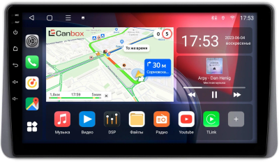 Nissan Almera (N16), Sentra 5 (B15) 1999-2006 Canbox L-Line 4170-10-1210 на Android 10 (4G-SIM, 2/32, TS18, DSP, QLed)
