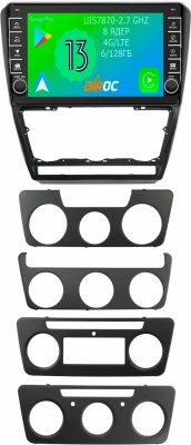 Штатная магнитола Airoc AB-3202B для Skoda Octavia A5 black