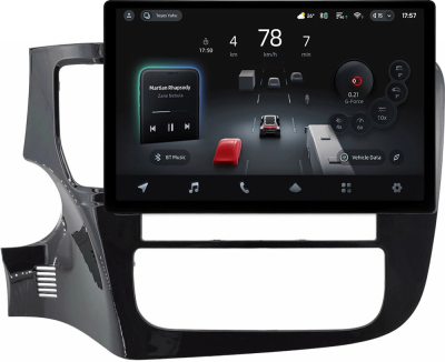 Штатная магнитола Mitsubishi Outlander 3 2012-2024 (глянцевая) Teyes CC4 Pro 2K 12/256-9-0145 13 дюймов на Android 13 (4G-SIM, DSP, QLed)