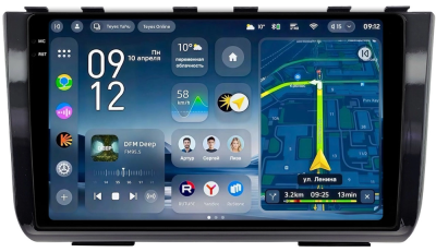 Штатное головное устройство Hyundai Creta 2 2021-2024 (черная, глянцевая) Teyes CC4 Pro 2K 8/128 10.36 дюймов RM-10-2524 на Android 13 (4G-SIM, DSP, QLed, AI)