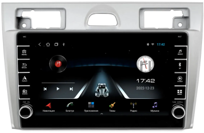 Штатная магнитола Ford Fiesta (Mk5) 2002-2008 (серебро) Canbox BGT9-2069 2/32 Android 10 (IPS, DSP, CarPlay)