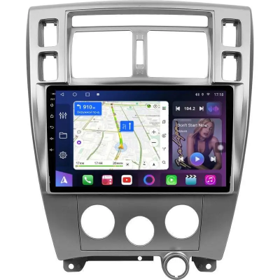 FarCar SD856-8/128-3037M (серебро) штатная магнитола для Hyundai Tucson 2004-2010 на Android 14 c 8Gb, DSP, 4G