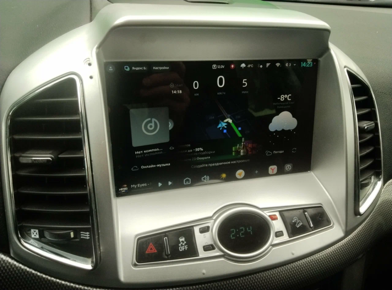 Установка штатной магнитолы Teyes CC4 Pro 2K на android для Chevrolet Captiva 2011-2016