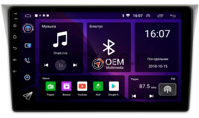 Штатная магнитола Subaru Impreza 2, Impreza WRX 2, STi 2000-2007 Canbox RS9-9381 1.5/32 Android 10 (IPS, DSP, CarPlay)