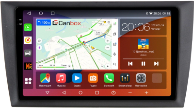 Штатная магнитола Volkswagen Golf 6 2008-2012 Canbox EVO 2K 5833-9-2100 на Android 14 (4G-SIM, 16/512, DSP, QLed, AI, 360)