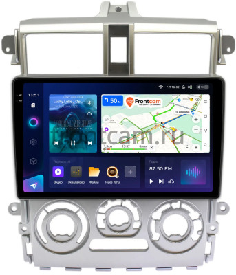 Штатное головное устройство Teyes CC3 2K 360 6/128 9.5 дюймов RM-9386 для Mitsubishi Colt 6 2002-2012 (Тип 2, правый руль, серая) на Android 10 (4G-SIM, DSP, QLed)