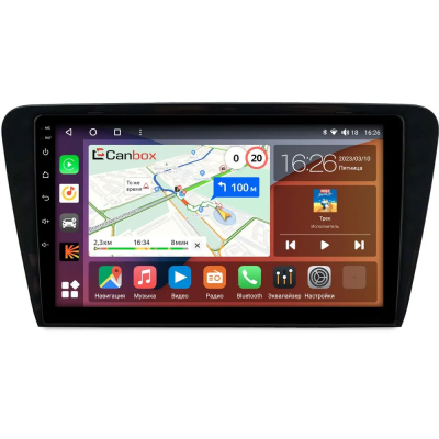 Штатная магнитола Canbox Logic-i3 5722-1048 для Skoda Octavia A7 2013-2020 (глянцевая) на Android 11 (4G-SIM, 4/64, DSP, 360, QLed)