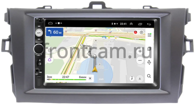 Магнитола в штатное место 2 din Toyota Corolla 10 2006-2013 (серая) Canbox 1.5/32 на Android 10 (RS7-RP-TYCV14Xc-11) (IPS, DSP, CarPlay)