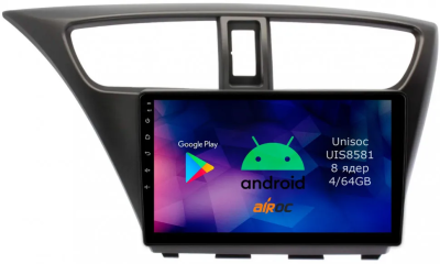 Airoc RM-1901 Штатная магнитола для Honda Civic 9 5D 2011-2015 на Android 12 с 4GB, DSP, 4G