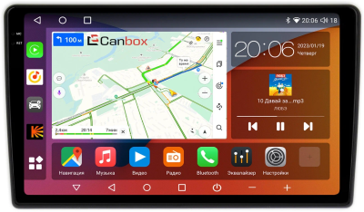 Штатная магнитола Subaru Impreza 2, Impreza WRX 2, STi 2000-2007 Canbox H-Line 2K 4180-9381 на Android 10 (4G-SIM, 4/32, DSP, QLed)