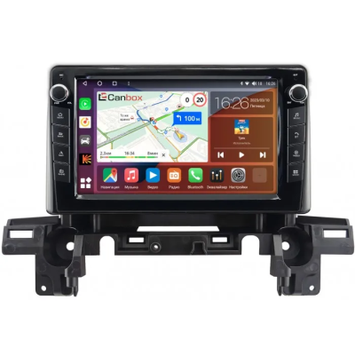Штатная магнитола Canbox H-Line 7823-9066 для Mazda CX-5 2017-2021, CX-8 2017-2022 (левый руль) на Android 10 (4G-SIM, 4/64, DSP, IPS) С крутилками