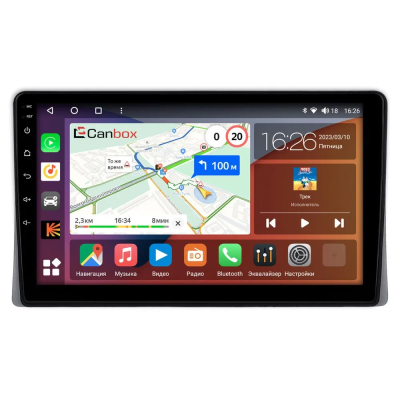 Штатная магнитола Toyota 4Runner 4, Hilux Surf 2002-2009 Canbox EVO 5810-9-1938 на Android 14 (4G-SIM, 4/64, DSP, QLed, AI, 360)