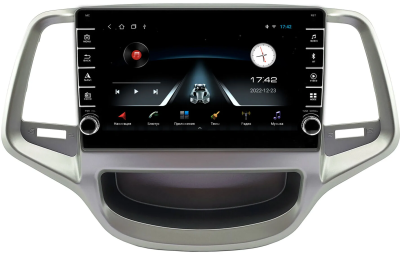 Штатная магнитола Canbox BGT9-0580 для Changan Eado 2013-2018 (серебристая, тип 2) на Android 10 (IPS, DSP, CarPlay)