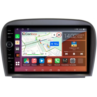 Штатная магнитола Mercedes-Benz SL (R230) 2006-2011 Canbox H-Line 7845-9403 на Android 10 (4G-SIM, 8/256, DSP, QLed)