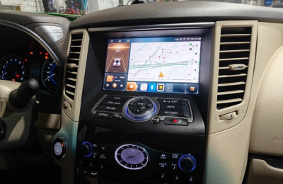 CarMedia KP-9828-5-I (бежевая) штатная магнитола для Infiniti FX50 (S51), FX37 (S51), FX35 (S51), QX70 2008-2017 на Android 10 c 2GB, DSP, 4G