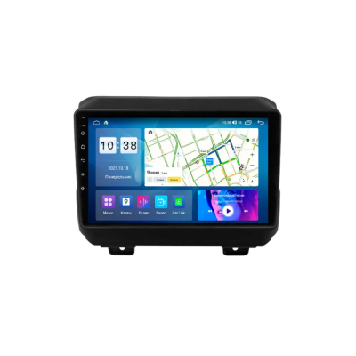 Магнитола для Jeep Wrangler 2018-2019 Parafar на Андроид 13.0 PF594LUX1MHD