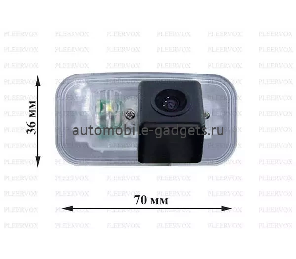 Pleervox PLV-CAM-TY01 камера заднего вида для Toyota Camry 2017+
