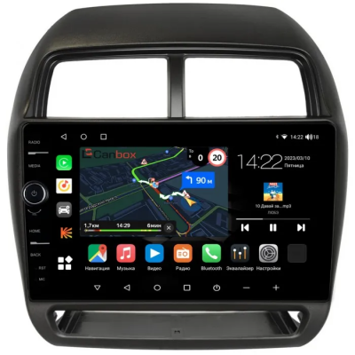 Штатная магнитола Canbox M-Line 7850-10-1530 для Mitsubishi ASX, Outlander Sport, RVR 3 2016-2024 на Android 10 (4G-SIM, 2/32, DSP, QLed)