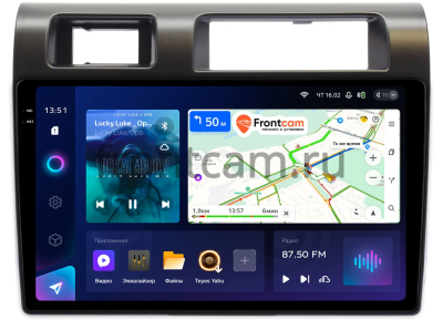 Штатное головное устройство Teyes CC3 2K 360 6/128 9.5 дюймов RM-9286 для Toyota Land Cruiser 70 2007-2022 на Android 10 (4G-SIM, DSP, QLed)