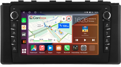 Штатная магнитола Subaru BRZ 2 2020-2024 Canbox H-Line 7834-9-0613 на Android 10 (4G-SIM, 6/128, DSP, IPS) С крутилками