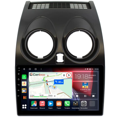 Штатная магнитола Canbox EVO 5811-9007 для Nissan Qashqai, Dualis 2007-2014 на Android 14 (4G-SIM, 6/128, DSP, QLed, AI, 360)