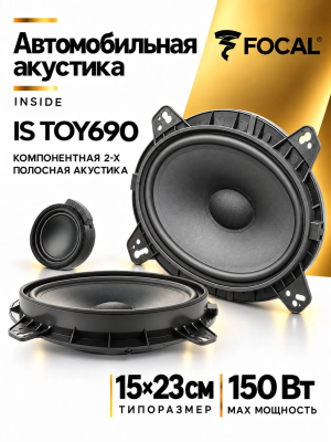 Автомобильные динамики компонентные Focal Inside IS TOY690 (Toyota)