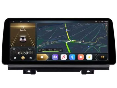Штатная магнитола BMW 1 (2017-2024) 12,3 дюйма Carmedia OL-3030-1052-Q на Android 12 (4G-SIM, 6/128, DSP, QLed) BMW Style
