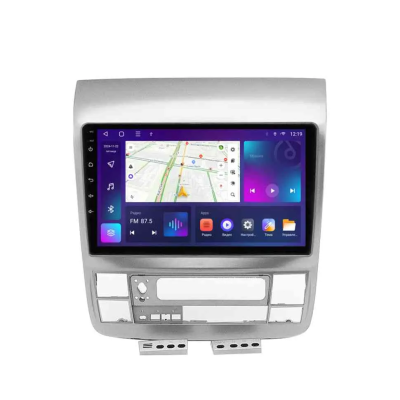 Магнитола для Toyota Alphard 2003-2007 серебристая, правый руль, высокая пкомплектация Parafar на Андроид 12.0 PF597LUX1RGx