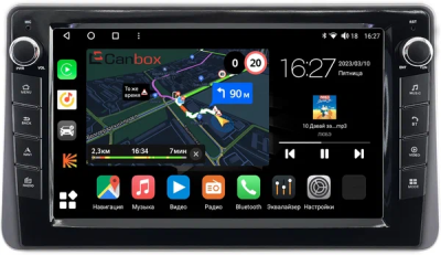 Штатная магнитола Canbox M-Line 7825-10-1210 для Nissan Almera (N16), Sentra 5 (B15) 1999-2006 на Android 10 (4G-SIM, 2/32, DSP, QLed) С крутилками