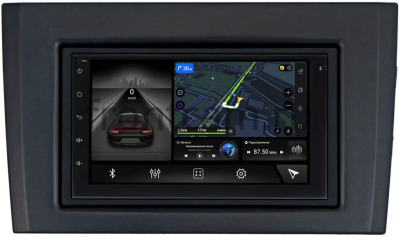 Магнитола в штатное место 2 din Volvo XC90 (2002-2014) (устанавливается вниз) Canbox 1.5/32 на Android 10 (RS7-RP-11-437-467) (IPS, DSP, CarPlay)