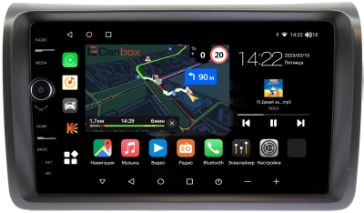 Штатная магнитола Nissan NV350 2012-2017 Canbox M-Line 7840-9-NI104N на Android 10 (4G-SIM, 2/32, DSP, QLed)