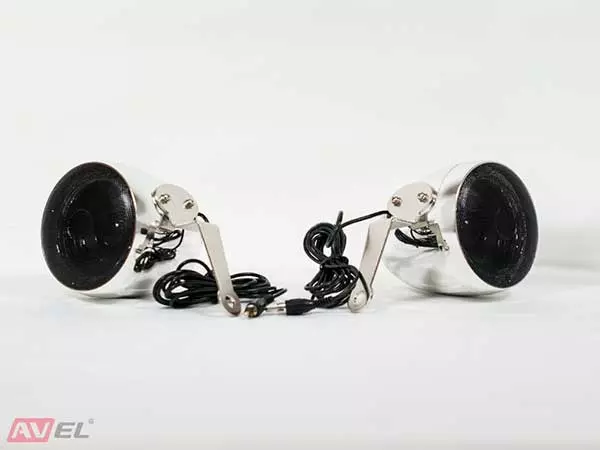 Динамики для мотоцикла 3" AV303CS (AVS350MSP Chrome)
