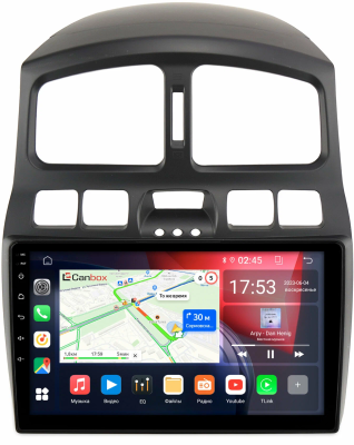 Штатная магнитола Hyundai Santa Fe 2000-2006, Santa Fe (Classic) 2007-2013 Canbox GT9-223 2/32 Android 10 (IPS, DSP, CarPlay)