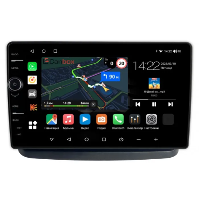 Штатная магнитола Canbox M-Line 7851-10-059 для Fiat Doblo 2000-2015 на Android 10 (4G-SIM, 4/64, DSP, QLed)