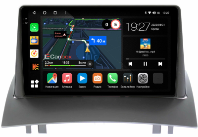 Штатная магнитола Canbox M-Line 2K 4179-9231 для Renault Megane 2 2002-2009 на Android 10 (4G-SIM, 4/64, DSP, QLed)