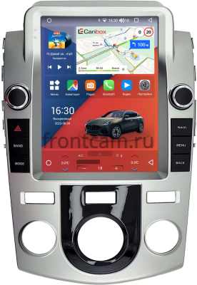 Штатное головное устройство Kia Cerato 2 седан, Forte 2008-2013 (авто без климат-контроля) Canbox H-Line (Tesla style) 9.7 дюймов 4/64 5623-1312-225 на Android 10 (4G-SIM, DSP, QLed)