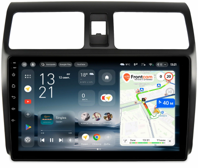 Штатное головное устройство Suzuki Swift 3 2004-2011 Teyes CC4 Pro 2K 12/256 10.36 дюймов RM-1024 на Android 13 (4G-SIM, DSP, QLed, AI)